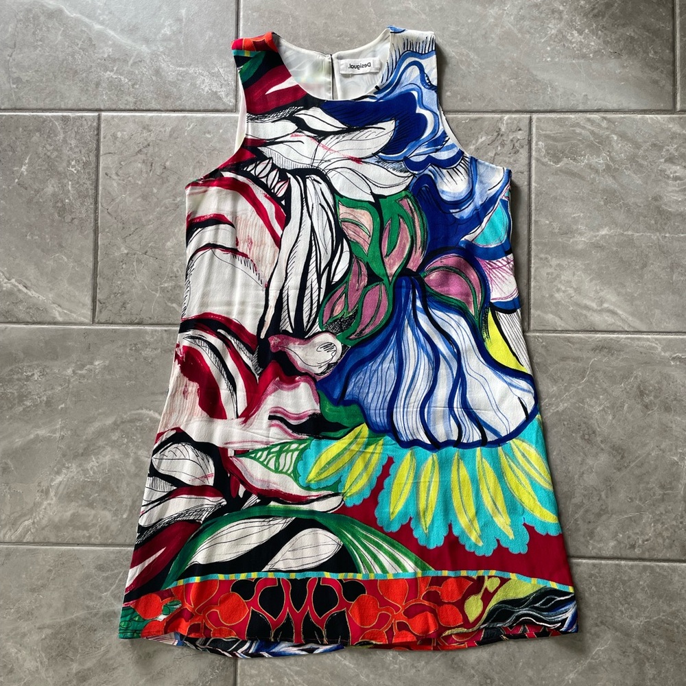 Desigual Abstract Printed Shift Dress
